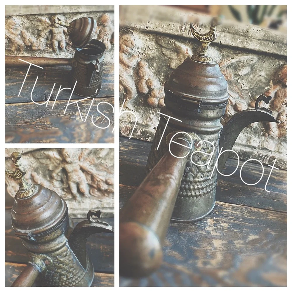 Middle Eastern Turkish Brass Coffee Pot